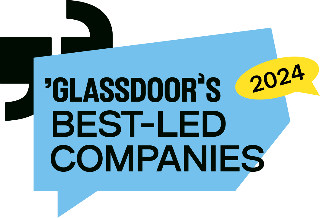 logo of Glassdoor Best Led Companies award