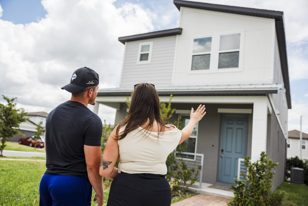 POWER employee works with a local Orlando realtor to tour properties.