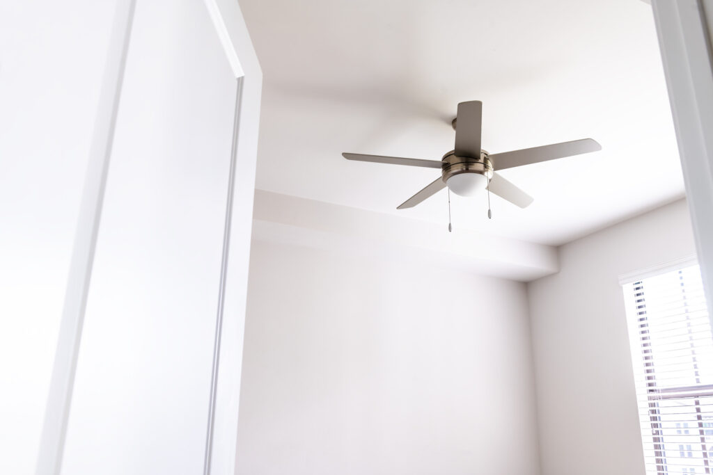 A ceiling fan.