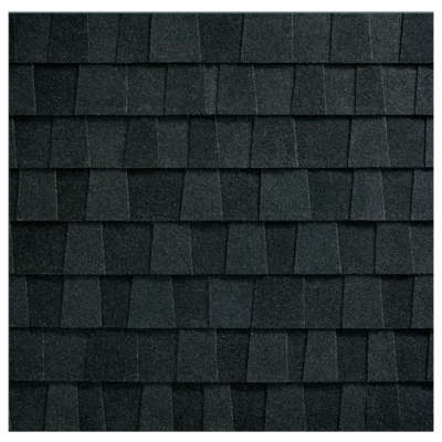 Graphite shingles close-up