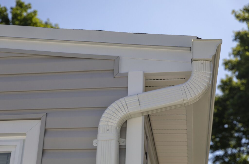 Soffit and fascia on a new POWER home.